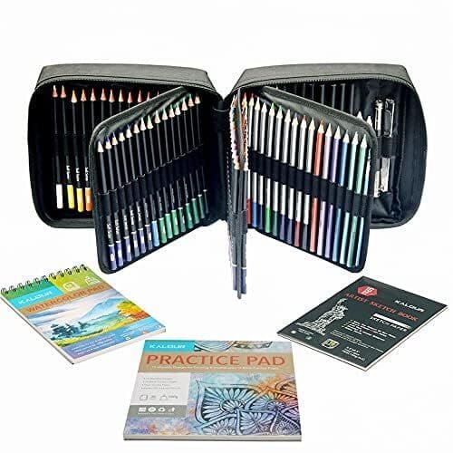 Kalour 126-Piece Professional Sketching Set for Inspiring Creativity and Masterful Creations