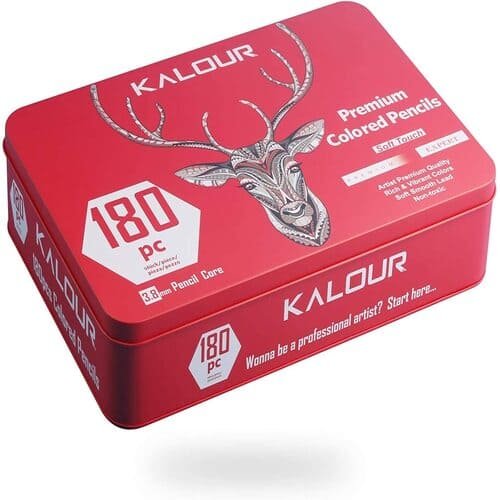 Kalour Artist Premium Colour Pencil Set 180 Colour Pencils