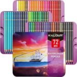 Kalour Professional Watercolor Pencils, Set Of 72 Colors