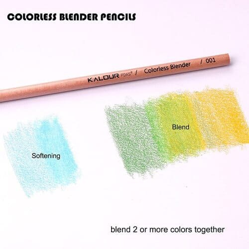 Kalour Colorless Blender and Burnisher Pencils Set