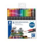 Staedtler Double Ended Permanent Marker Pen Set (Pack of 36)