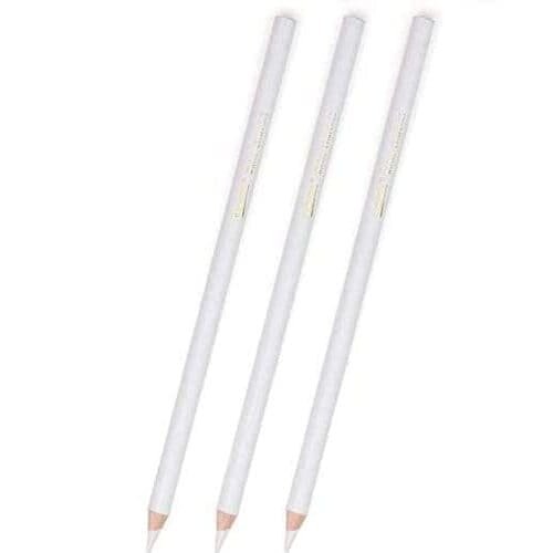 White Charcoal Pencil Set of 3 Premium Pencil for Sketching Drawing and other Artistic Work and Can Also Write on Glass