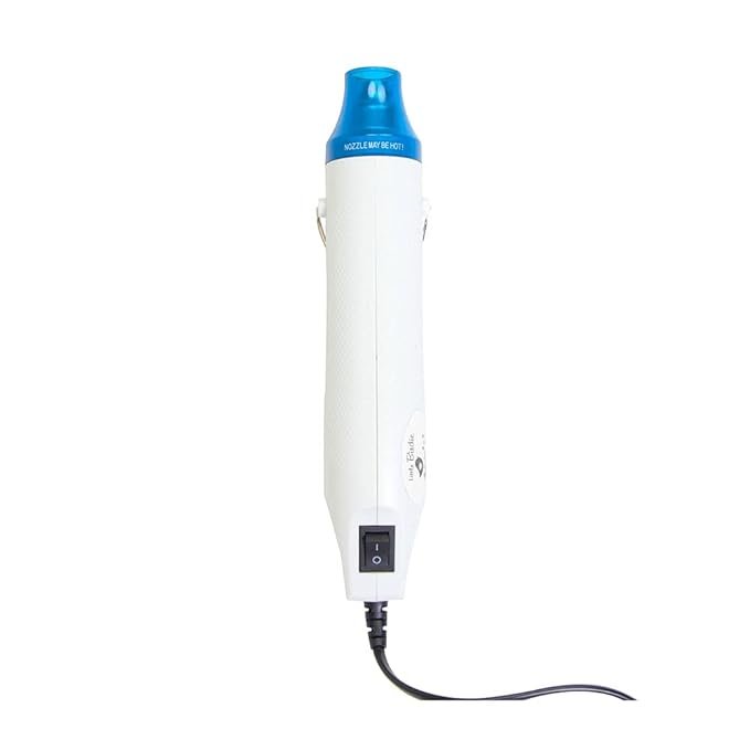 Handheld Mini Heat Gun, Hot Air Gun Multi-Function Electrical Heat Tool for for DIY Embossing, Shrink Wrapping, Drying Paint, Ideal for Resin Art