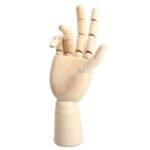 Wooden Art Mannequin Hand Model Hand Manikin - Perfect for Drawing, Sketch, etc.(Male Hand) Size-7" Inch