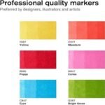 Winsor & Newton Promarker Twin Tip Alcohol-Based Marker (Vibrant Tone - 6 Pcs) , black Winsor & Newton Promarker Twin Tip Alcohol-Based Marker (Vibrant Tone - 6 Pcs) , black