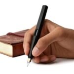 Black plastic body fountain ink pen with ink refill converter pump Black plastic body fountain ink pen with ink refill converter pump
