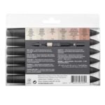 Winsor & Newton ProMarker - Twin Tip - Alcohol Based - Skin Tones Set of 6 - Set 1 Winsor & Newton ProMarker - Twin Tip - Alcohol Based - Skin Tones Set of 6 - Set 1