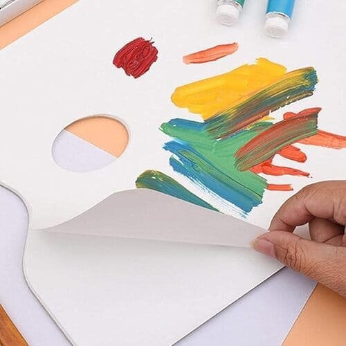 Tear-Off Paper Palette 36 Sheets for Watercolor, Acrylic & Oil Painting