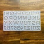Resin Art Silicone Casting Mould Epoxy Mold Silicon Jewellery Moulds DIY Coaster Molds Alphabet and Numbers Shape with Hole (Pack of 1, White) Resin Art Silicone Casting Mould Epoxy Mold Silicon Jewellery Moulds DIY Coaster Molds Alphabet and Numbers Shape with Hole (Pack of 1, White)