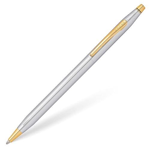 Cross Classic Century Medalist Ballpoint Pen (Gold Silver) Corporate Gifting Pen Medium Point Black ink Series 3302,Elegant Writing Pen