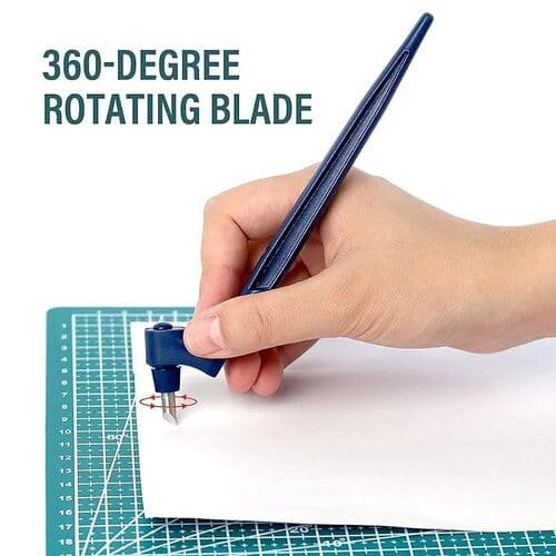 Gyro Cutter Craft Cutting Tools 360 Rotating Blade Paper-Cutter Replace Blade Craft Knife For DIY Stainless Steel Craft Knife -1 pcs