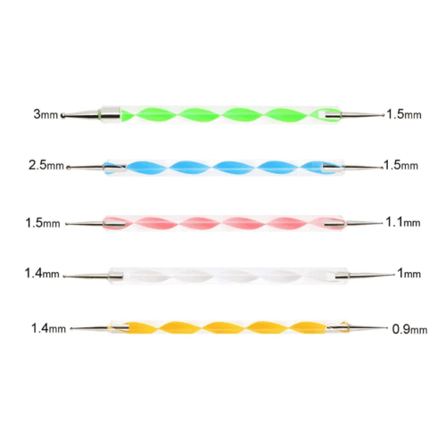 Dotting Tools 9Pcs Ball Embossing Stylus Set for Mandala Rock Painting Pottery Clay Modeling Carbon Transfer Paper Nail Art Ornaments Art Craft DIY
