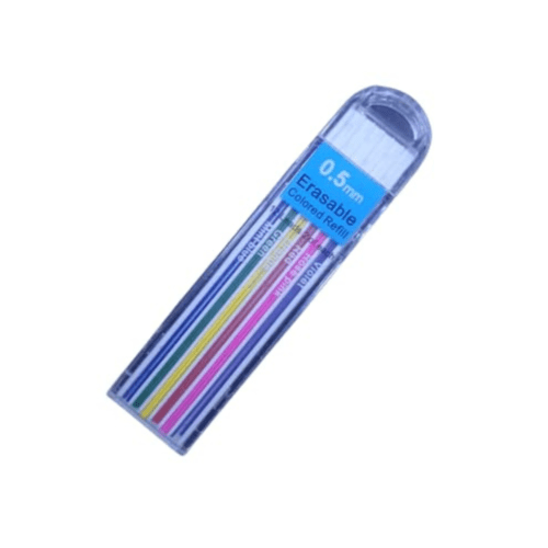 Mechanical Pencil Lead NanoDia Color Assorted 0.5mm 12 leads