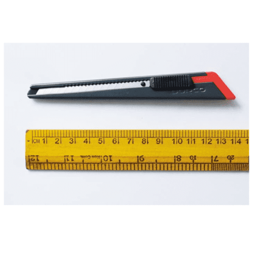 Snap-Off Utility Knife Box Cutter Paper Cutter S-9mm (Offer 1 + 1 Free)