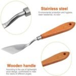 3 Pcs Stainless Steel Artists Palette Knife Set,Spatula Palette Knife Painting Mixing Scraper,Thin and Flexible Art Tools for Oil Painting, Acrylic Mixing, Etc. 3 Pcs Stainless Steel Artists Palette Knife Set,Spatula Palette Knife Painting Mixing Scraper,Thin and Flexible Art Tools for Oil Painting, Acrylic Mixing, Etc.