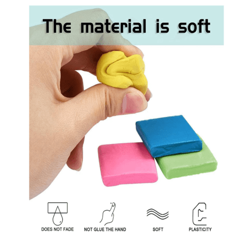 ART RANGER Colorful Kneadable Art Eraser - Small Pack of 4 Piece