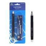 Mechanical Pencil With Clutch Mechanism For 2B, 4B, 6B, 8B Leads And 6 Lead Refills 4B, 5.6Mm, Ink Blue